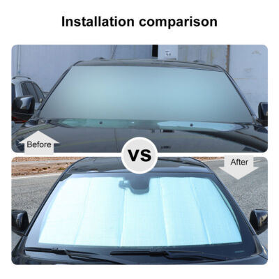 Windshield Sun Shade Foldable Sun Visor Cover for 2011-2020 Jeep Grand Cherokee Windshield Sun Shade Foldable Sun Visor Cover for 2011-2020 Jeep Grand Cherokee