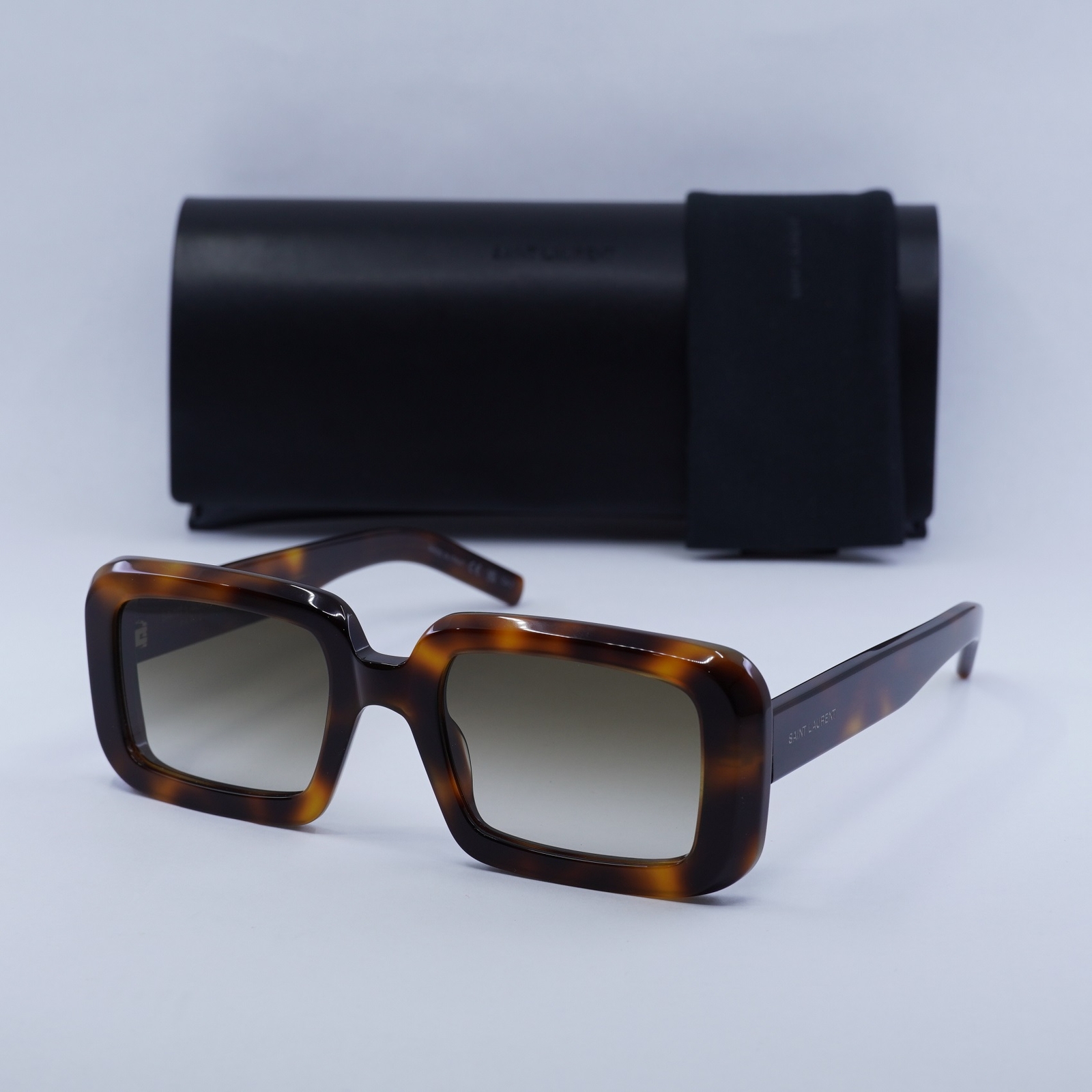 SAINT LAURENT SL534 SUNRISE 012 Occhiali da sole avana lucido marrone sfumato 52 21 145...