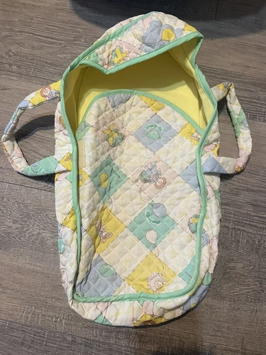 Vintage Cabbage Patch Kids Doll Carrier Soft Quilted 1984 Appalachian Artwork