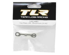 Team Losi Racing TLR234083 Toe Plate, LRC, Aluminum: 22 4.0 TLR234083