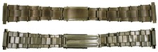 Vintage Rivet Link Stainless Steel Watch Band Bracelet 16mm 18mm 20mm Lug