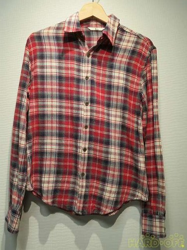 45Rpm Flannel Shirt Red Size 2 Oc