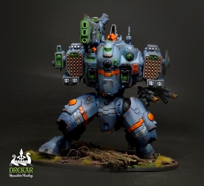 Size Comparison Wh40k Tau Empire Kv128 Stormsurge By Warhammer