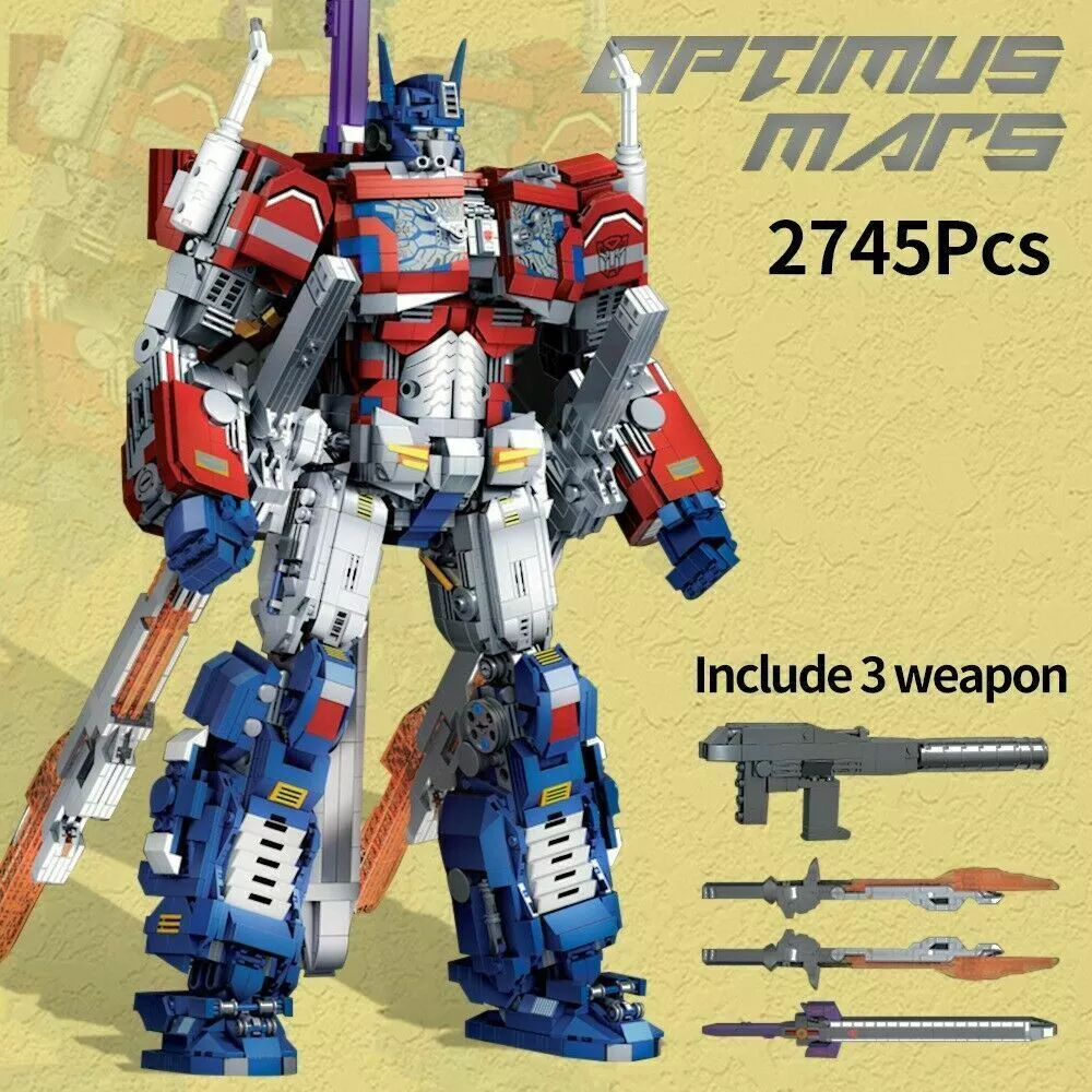 Building Blocks MOC Set Transformers 772 Bricks DIY Model Kids Toy