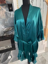 Women's Victoria's Secret Robe Lace Trimmed Size M/L