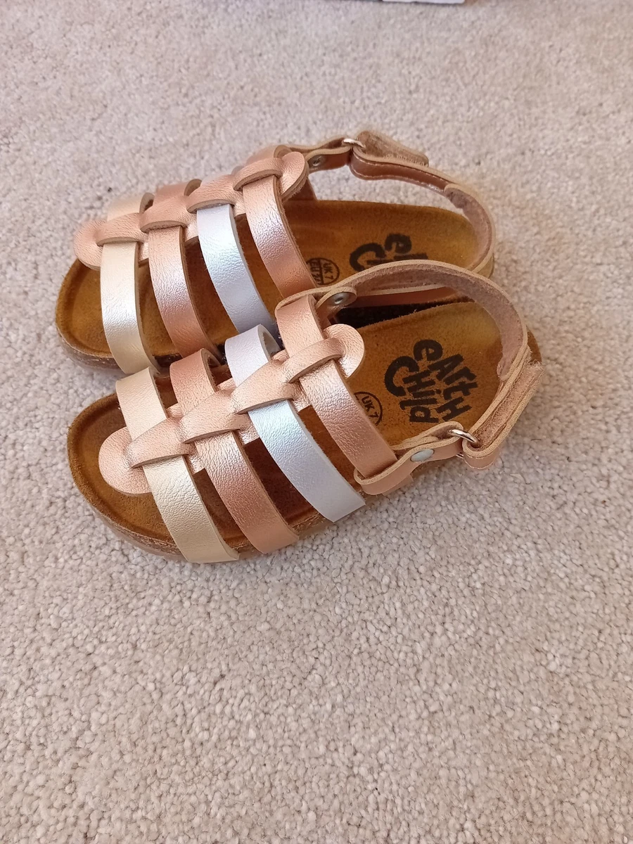 Brand New Metallic Mixed Office Girls Sandals Size 7