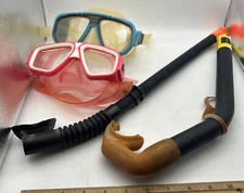 Scuba Snorkel Masks And Breathing Tubes Dolfino & Healthways Lot