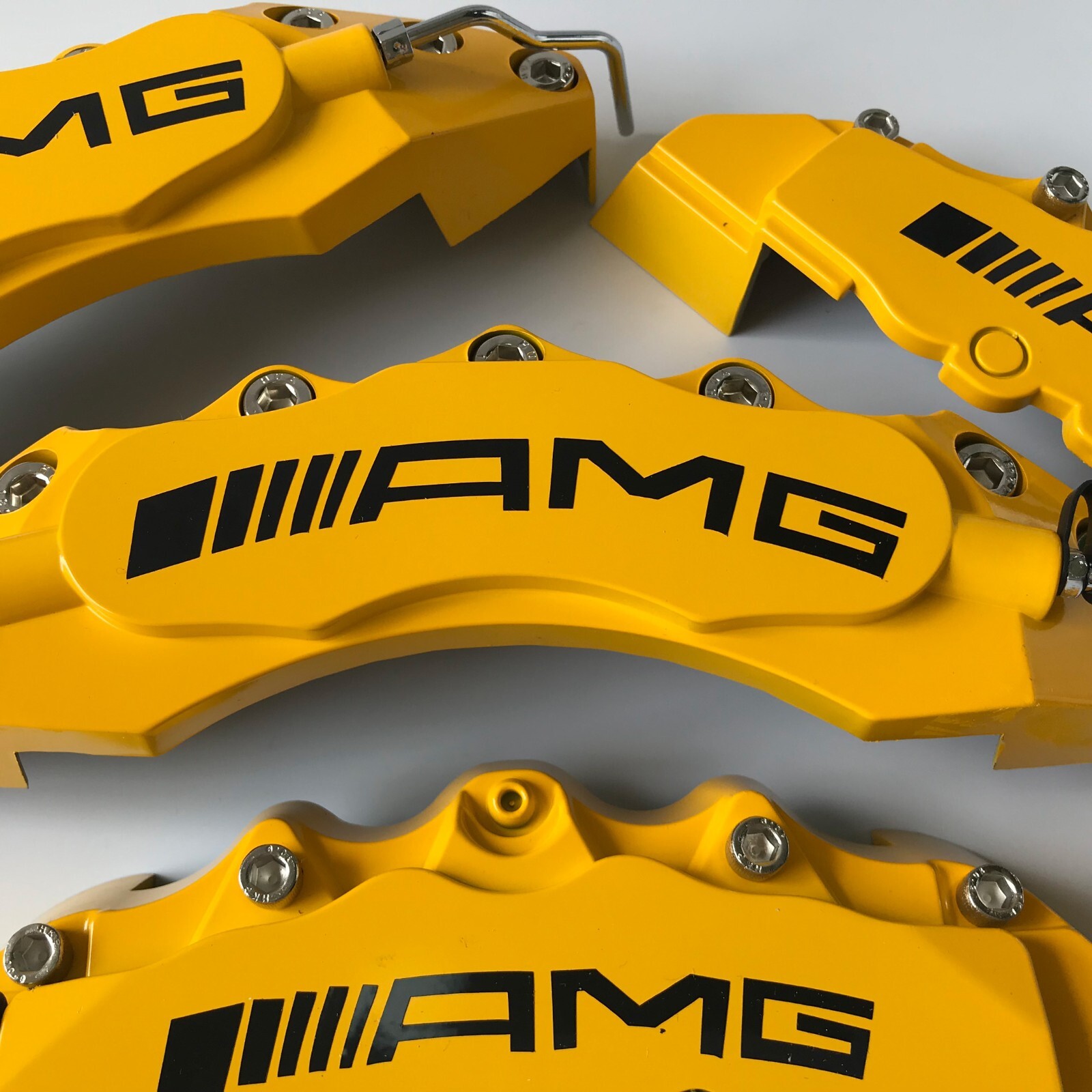 Yellow Car Disc Brake Caliper Covers Front &Rear 4PCS/Set for Benz w211