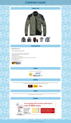 eBay Listing Template Responsive Mobile Design HTML Professional Design - Image 1 of 4