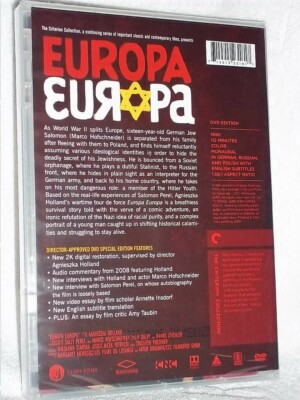 Europa Europa [1990] (DVD, 2019 CRITERION) NEW ww2 jewish