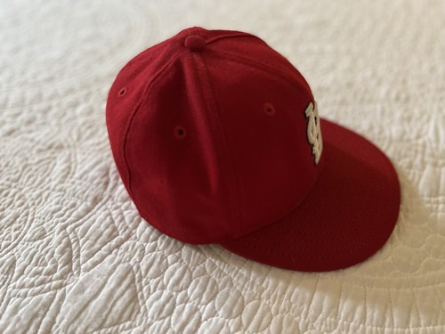 Cappello St Louis Cardinals berretto da ballo uomo 7 rosso nuova epoca ufficiale sul campo aderente - Foto 4 di 10