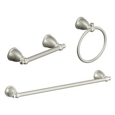 Moen 3 Piece Caldwell Brushed Nickel Bath Accessory Set