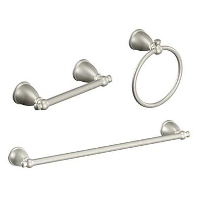 Moen Piece Caldwell Brushed Nickel Bath Accessory Set