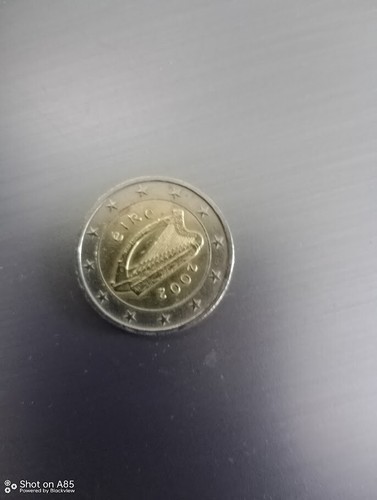 2 Euro Münze Eire 2002 #Irland keltische Harfe gut erhalten , Sammlerstück