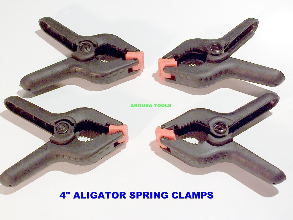 ALIGATOR SPRING CLAMPS 4 inch LONG ( SET OF 4 ) - NEW | eBay Australia