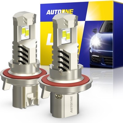 AUTOONE CANBUS White 6000K H13 9008 LED High Low Beam Bulbs Headlight 24000LM D