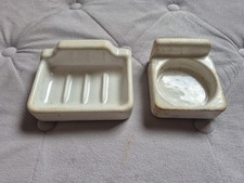 antique Ironstone porcelain soap dish & cup holder, pulled from river bottom!