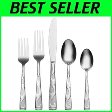 Rock-Inspired Tuscany Flatware Set, Service for 8
