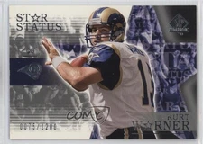 2003 SP Authentic Star Status /1200 Kurt Warner #145 HOF