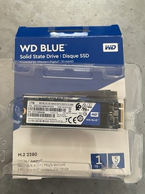 Western Digital WD Blue 3D NAND SATA SSD M.2 2280 1TB Internal Solid State Drive