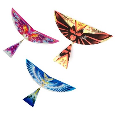 Rubber Band Power Bird Models Toy Children DIY Kites Plane Action Assembly Toy