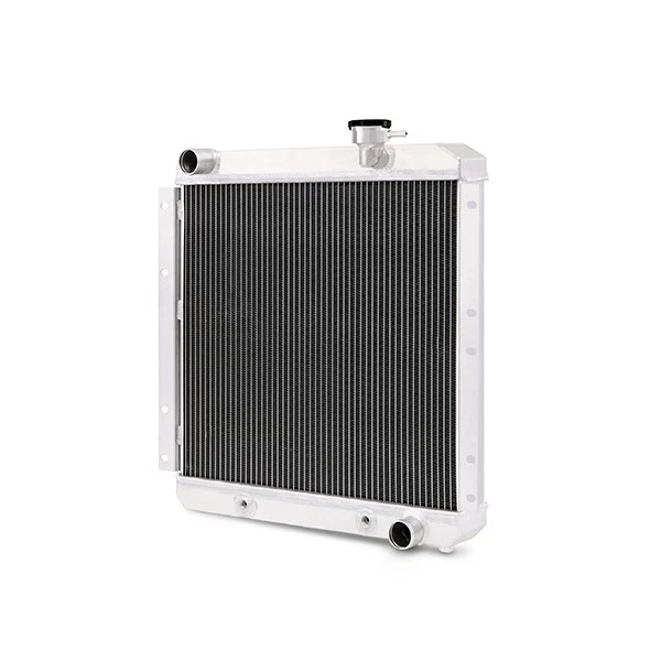 Mishimoto Aluminum Radiator Fits Toyota Land Cruiser FJ40 1958-1984 Silver - Image 3 of 4