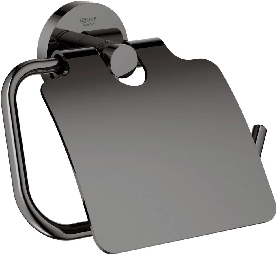 Porte-papier Grohe Essentials chromé, design moderne - Photo 1/4