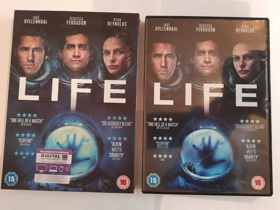 Life (DVD, 2017, Holofoil Slipcover)-Jake Gyllenhaal-Special Feat/Deleted Scenes - Image 2 of 4