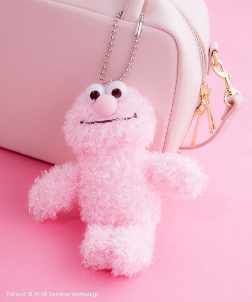 SESAME STREET Plush Charm Mascot Elmo Pink From Japan F/S New | eBay