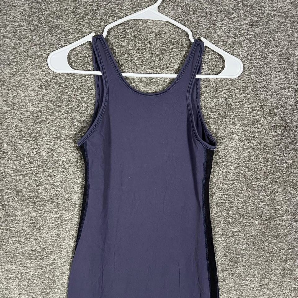 Платье Lululemon Athletica женское маленькое? Темно-синий спортивный бак миди обтяжку - Изображение 2 из 4
