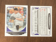 JONATHAN GRAY - 2013 BOWMAN - COLORADO ROCKIES - ROOKIE CARD #BDPP26. rookie card picture