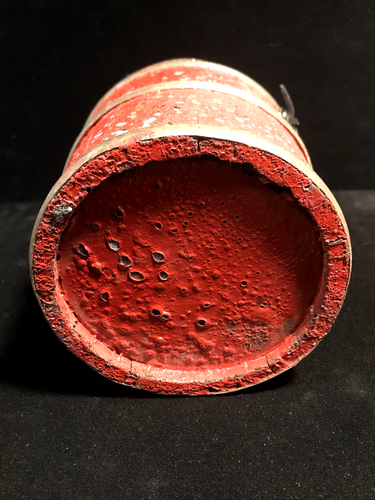 Antique French Berry Bucket Wood Basket Mini Naive Primitive Stave Iron Handle - Picture 4 of 6