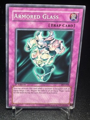 Armored Glass PSV-019 Yu-Gi-Oh! Card 1st Edition - LP