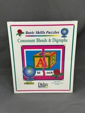 Consonant Blends & Digraphs Didax Basic Skills Puzzles Educational RIP IN SEAL