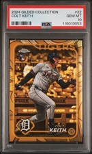 2024 Topps Gilded Collection #22 Colt Keith RC PSA 10