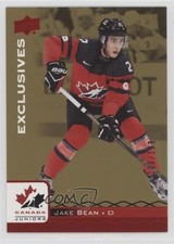 2017 Upper Deck Team Canada Juniors Exclusives Red 130/199 Jake Bean #2 z6b