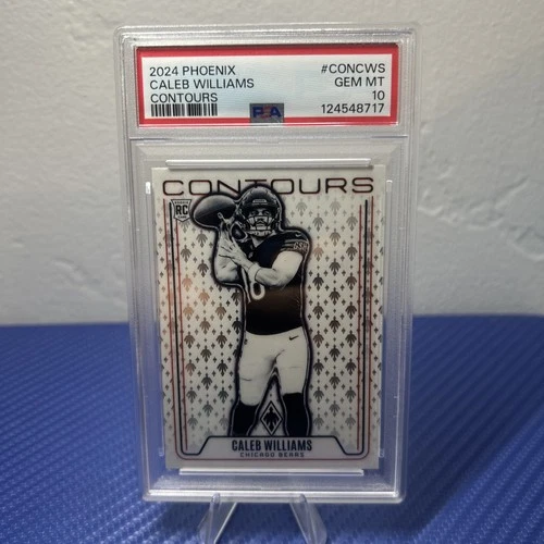 2024 PANINI PHOENIX CONTOURS #CONCWS CALEB WILLIAMS ROOKIE RC PSA 10