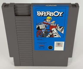 PAPERBOY - NINTENDO NES - CARRELLO E MANUALE *TESTATO E FUNZIONANTE*