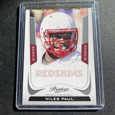2011 Niles Paul ROOKIE RC Panini Prestige #270 Redskins Nebraska