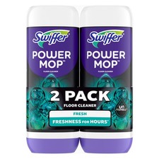 Swiffer PowerMop Floor Cleaning Solution Unstopables Fresh 25.3 oz 2 Pack