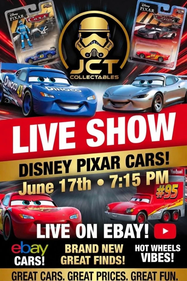 Disney Pixar Cars - 99P Starting Price!