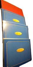 Lot 4 Personal Photo Albums-3 Blue Holds 36 Each  1 Red Holds 64 Pictures A16
