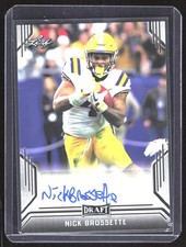 2019 Leaf Draft #BA-NB2 Nick Brossette Autographs