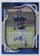 2022 Absolute Rookies Spectrum Blue Signatures /25 Wan'Dale Robinson Auto 0i98