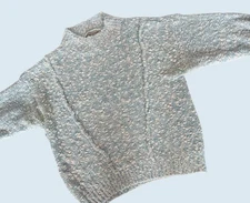 Vintage STRAWBRIDGE & CLOTHIER Open Knit Sweater 1980s Sz Med