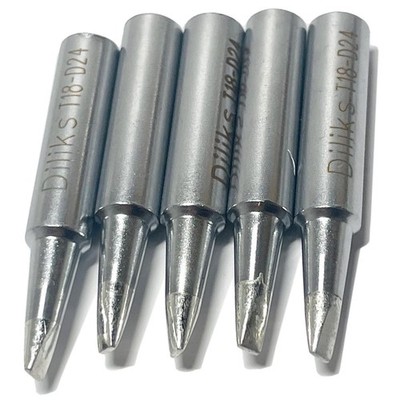 T18-C3 Soldering Iron Tips 5pcs Set, Bevel tip, For HAKKO FX-888D FX-888 FX-8...