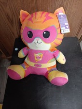 Disney Junior Super Kitties Su-Purr Charged Ginny Weighted Plush Doll Cat NEW