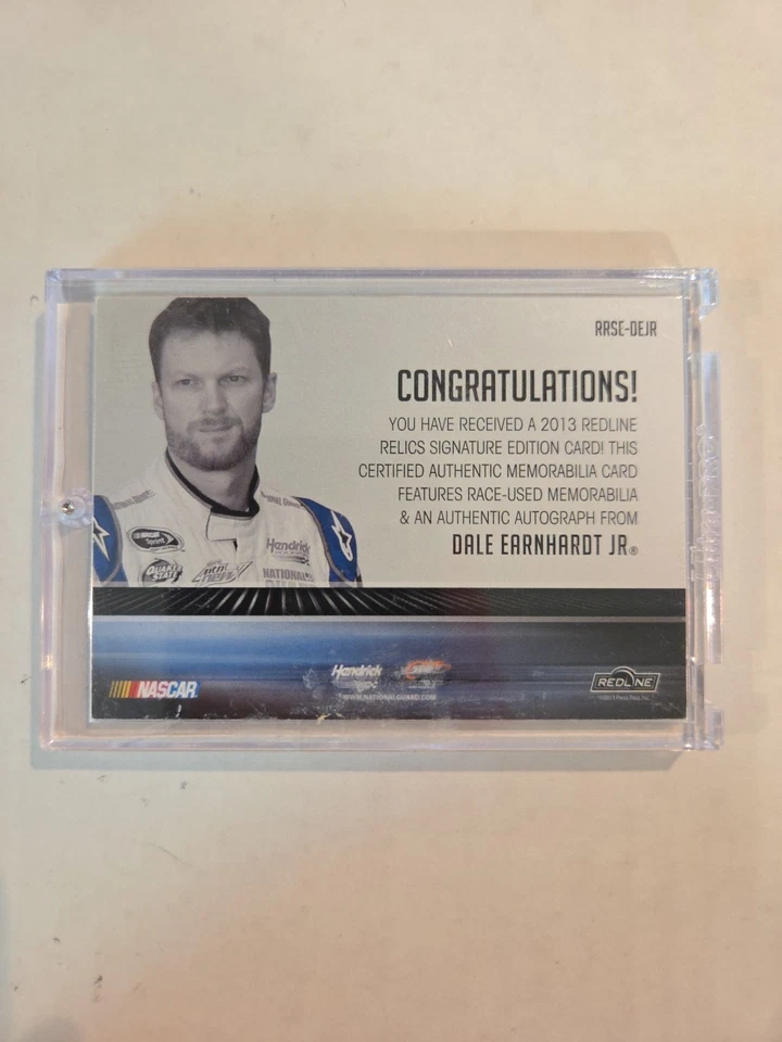 2013 Press Pass Redline 5/10 Dale Earmhardt Jr Auto - Image 2 of 2