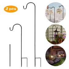 2er 100cm Metall Stab Garten Hirtenstab Laternenhalter Stecker Schäferstock DE