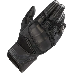 Alpinestars Booster V2 Leather Motorcycle Motorbike Gloves - Black